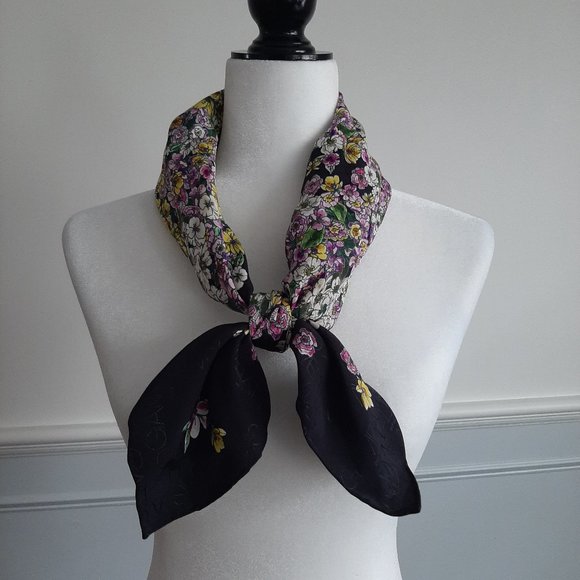 Giambattista x H&M Floral Silk Scarf - Picture 1 of 6